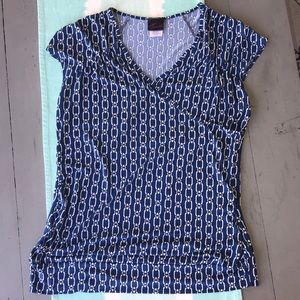 Torrid, chain print top.